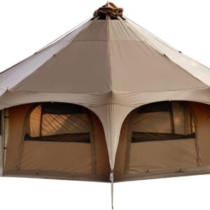 Canvas Bell-Shaped Tent 16.4 ft * 9.2 ft high