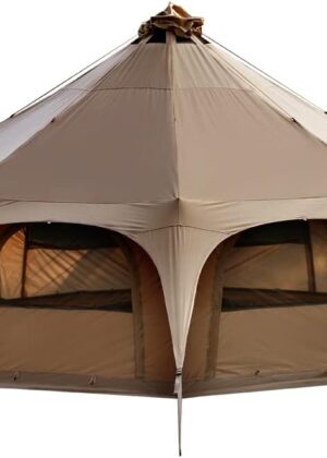 Canvas Bell-Shaped Tent 16.4 ft * 9.2 ft high