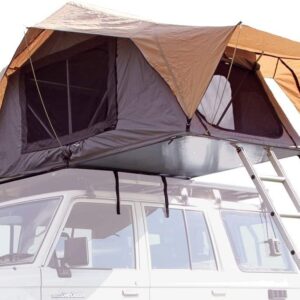 Roof tent: Ultra-thin and low-profile design, lightweight and portable.