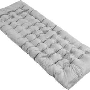 Camping Bed Mattress, Soft and Breathable Crystal Velvet Fabric