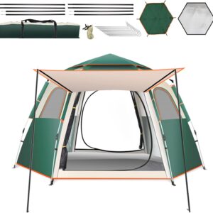 Large Camping Tent, 87 inches long, 73 inches wide, 40 inches high