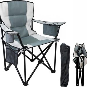 Heavy-duty camping chair, 600D Oxford cloth portable folding chair