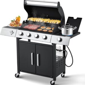4-Burner Propane Stainless Steel Grill