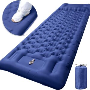 Inflatable Camping Sleeping Mat, Thick 4-inch Sleeping Mat