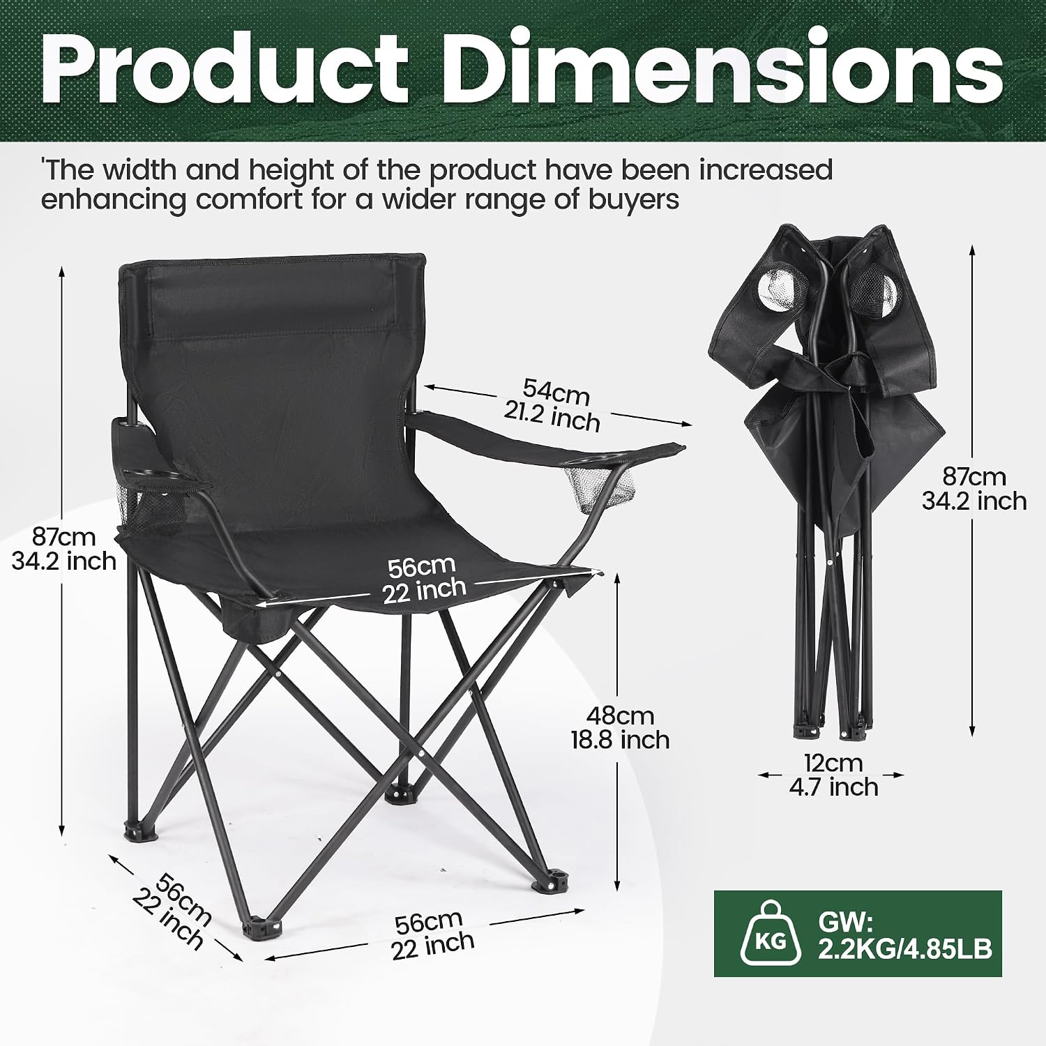 Camping Chair - Lightweight and Comfortable Seating - Image 2